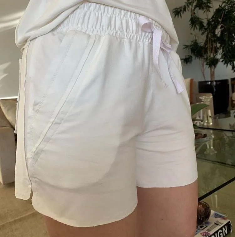 Conjunto Shorts Moletom Isabel