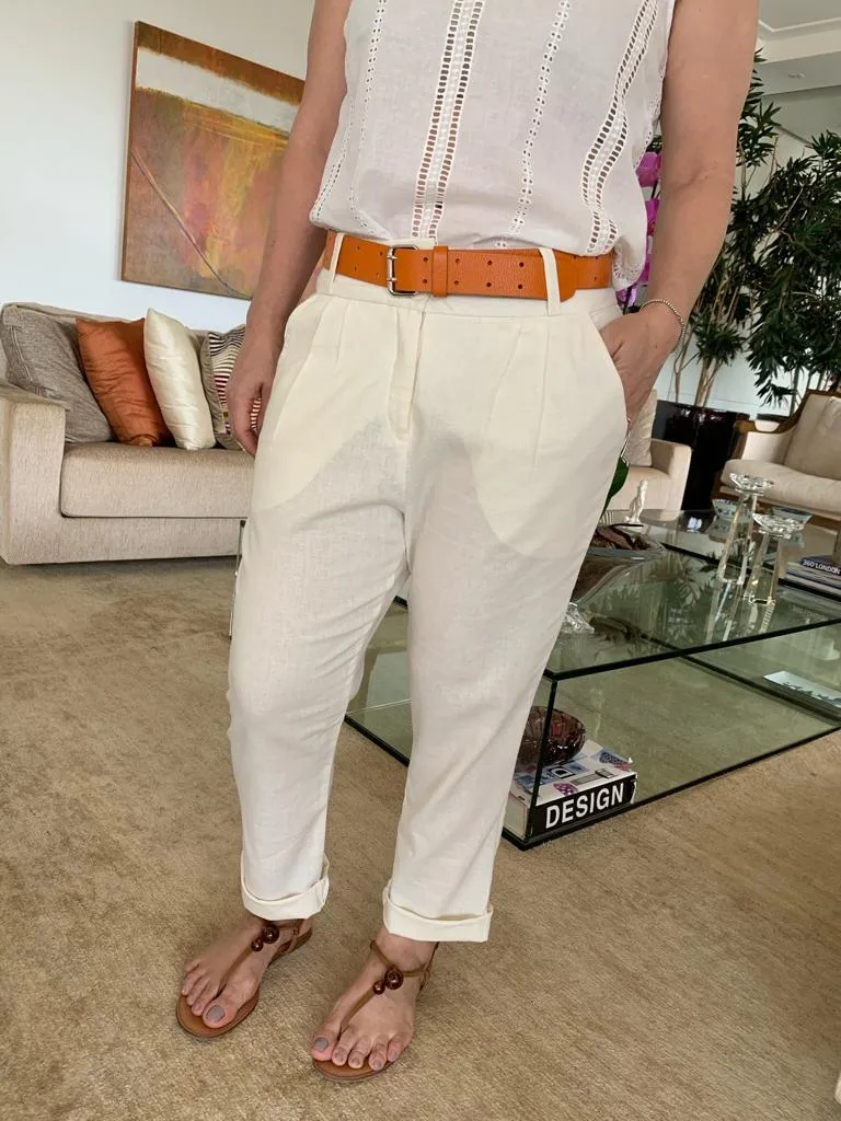 Calça Alfaiataria Linho Analu
