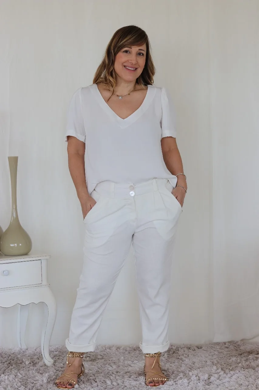 Calça Alfaiataria Linho Analu